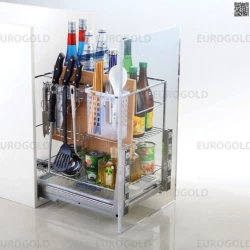 Giá dao thớt ERO2040B nan vuông inox bóng – Eurogold