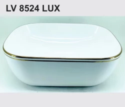 Lavabo dương bàn cao cấp Mạ Vàng LV-8524LUX