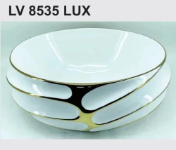 Lavabo dương bàn cao cấp mạ vàng LV-8535LUX