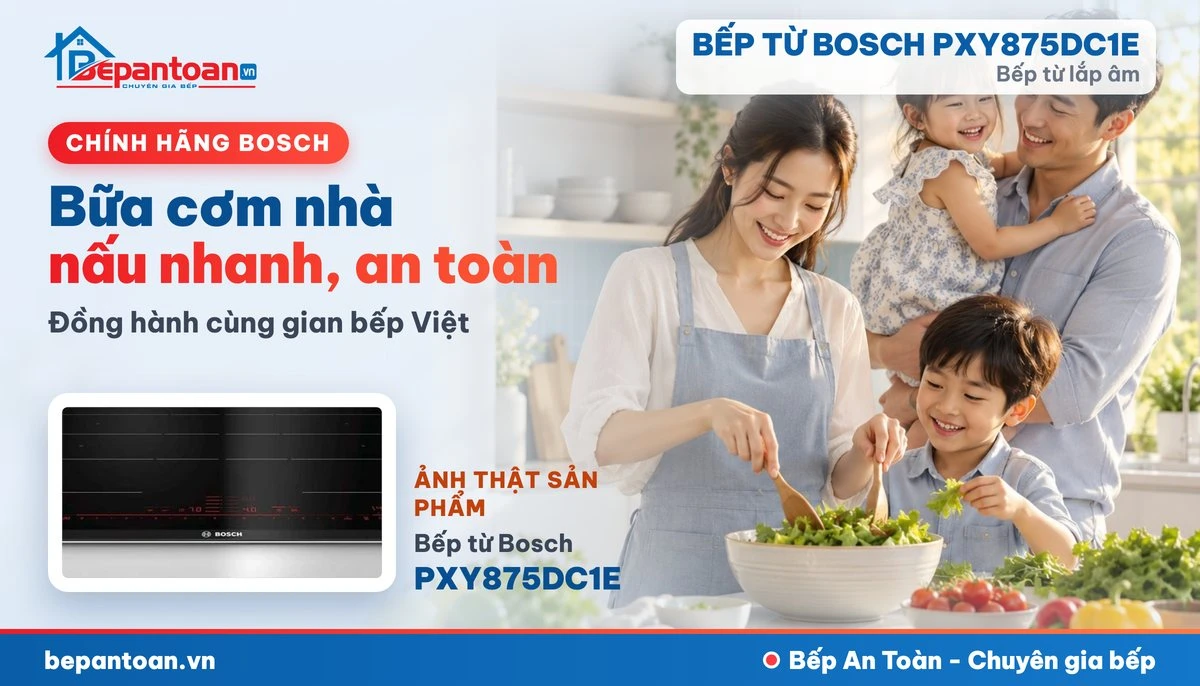 Bếp từ Bosch PXY875DC1E - bếp gia đình