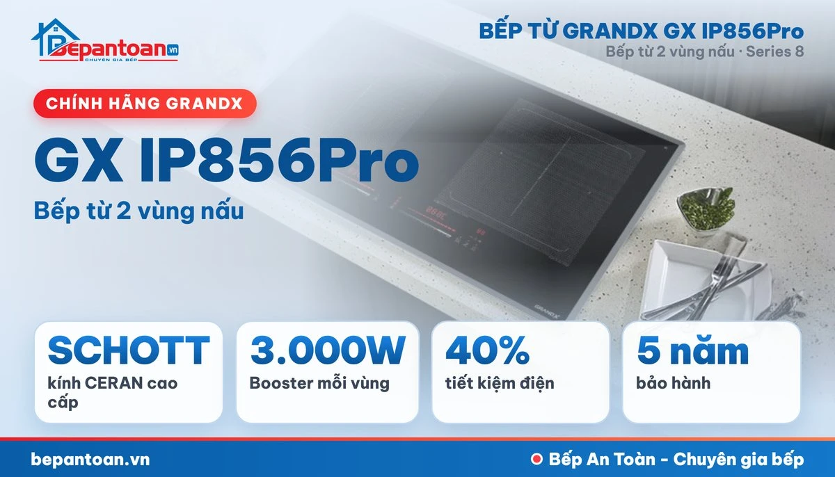 Bếp từ GrandX GX IP856Pro - tổng quan