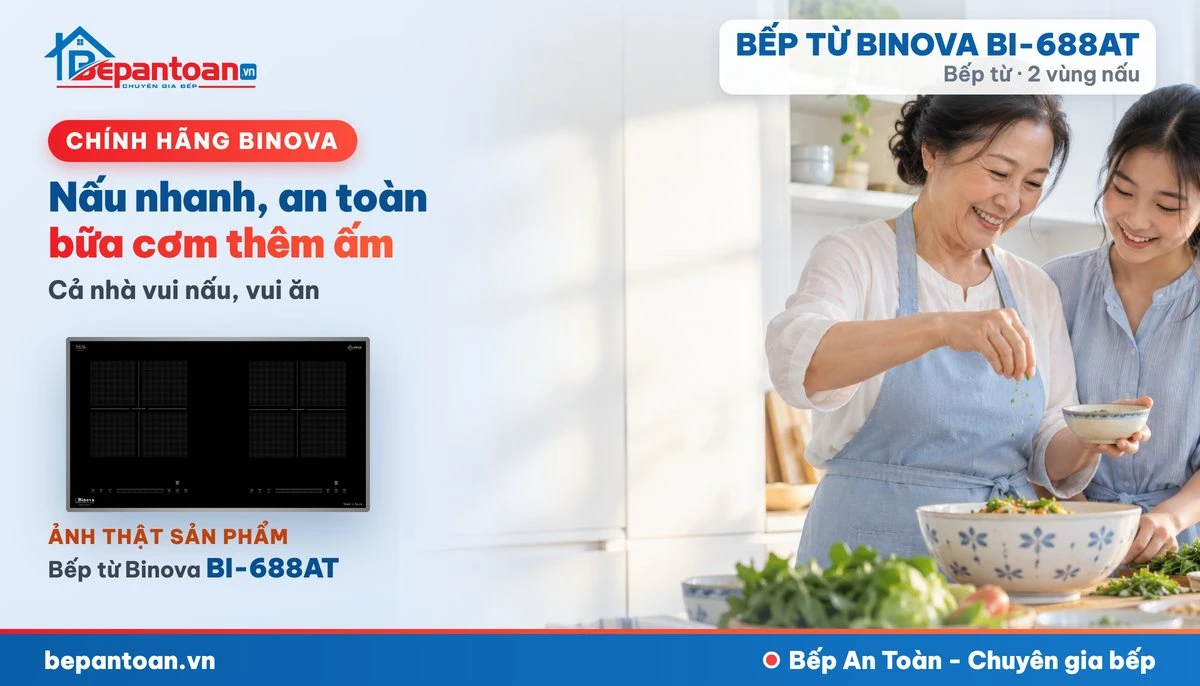 Bếp từ Binova BI-688AT - gia đình