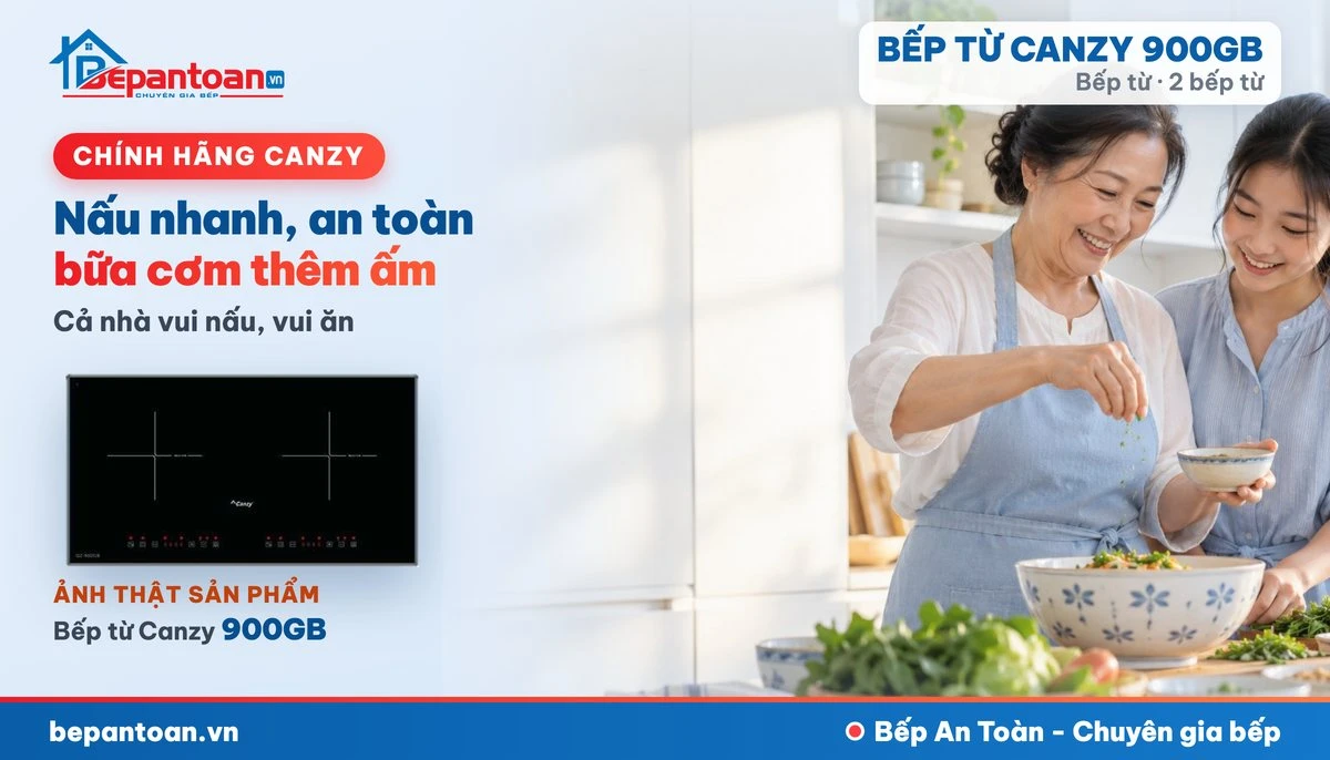 Bếp từ Canzy 900GB - gia đình