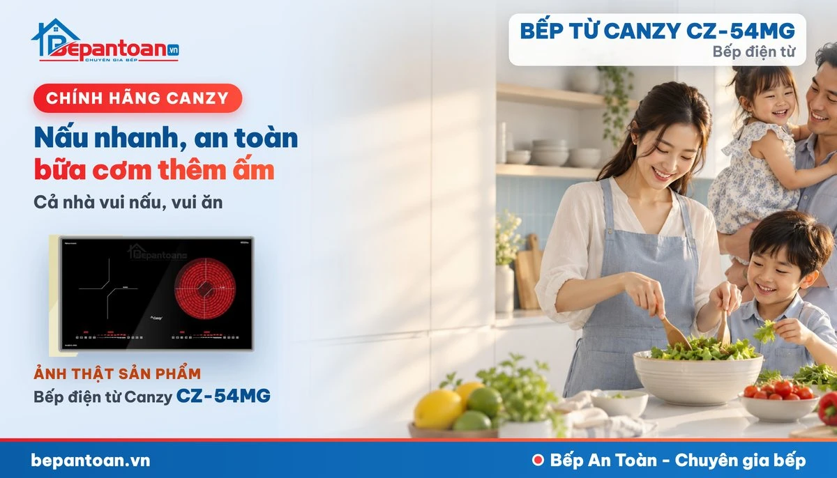 Bếp điện từ Canzy CZ-54MG - gia đình