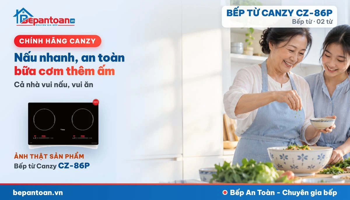 Bếp từ Canzy CZ-86P - gia đình
