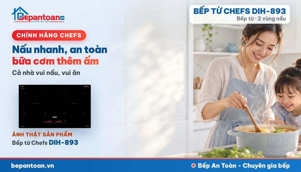 Bếp từ Chefs DIH-893 - gia đình