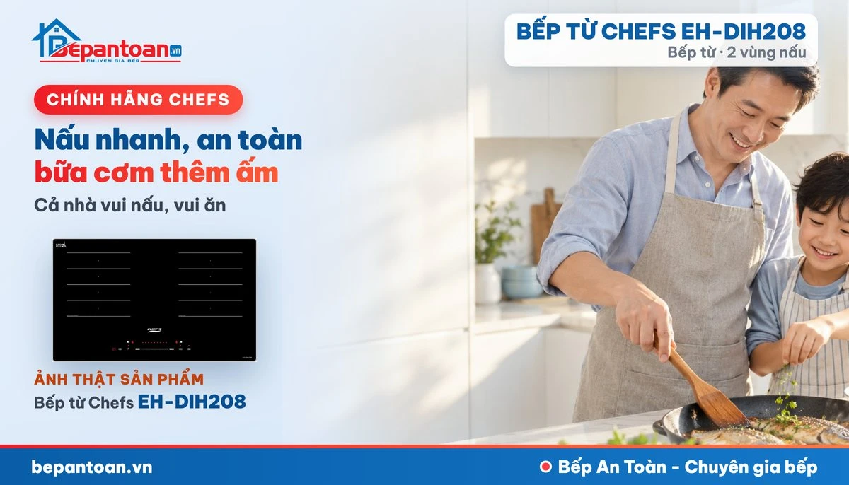 Bếp từ Chefs EH-DIH208 - gia đình