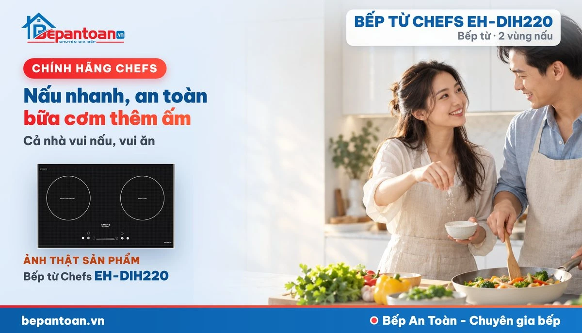 Bếp từ Chefs EH-DIH220 - gia đình