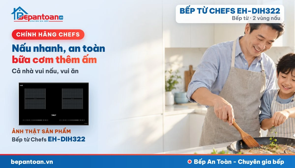Bếp từ Chefs EH-DIH322 - gia đình