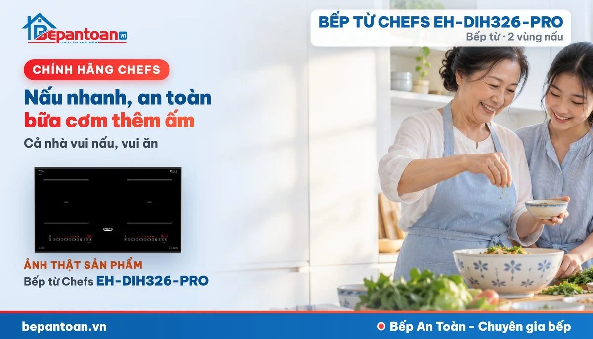 Bếp từ Chefs EH-DIH326-PRO - gia đình