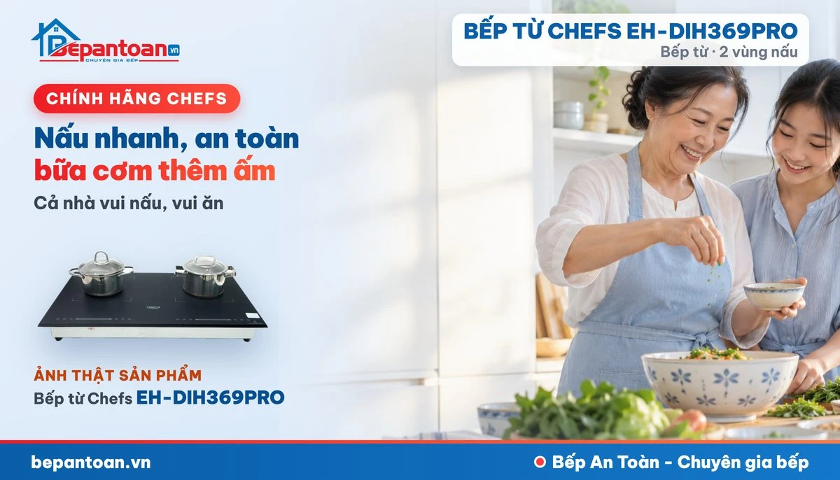 Bếp từ Chefs EH-DIH369PRO - gia đình