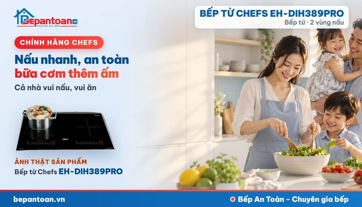 Bếp từ Chefs EH-DIH389PRO - gia đình