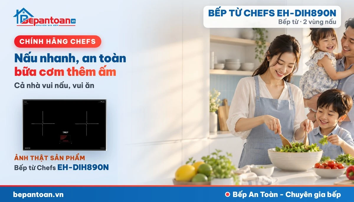 Bếp từ Chefs EH-DIH890N - gia đình