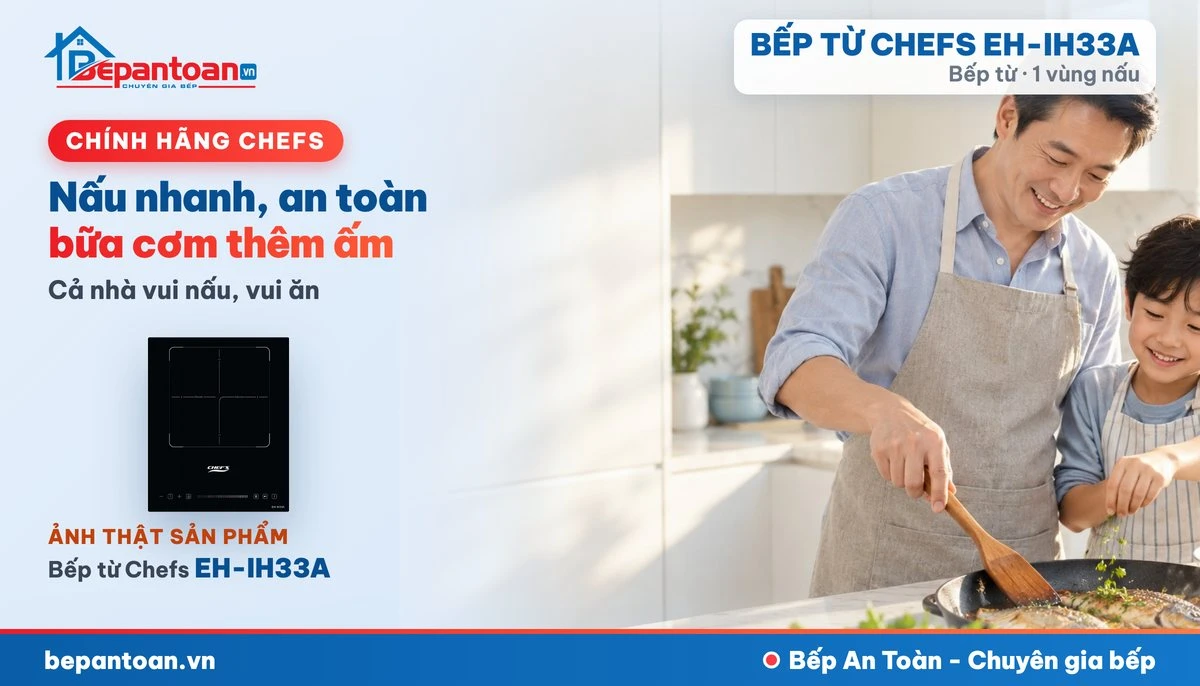 Bếp từ Chefs EH-IH33A - gia đình