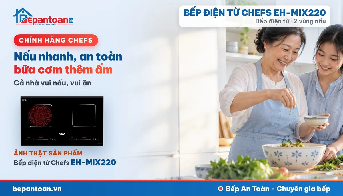 Bếp điện từ Chefs EH-MIX220 - gia đình