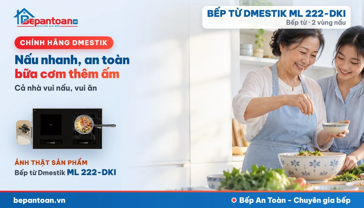 Bếp từ D'mestik ML 222-DKI - gia đình
