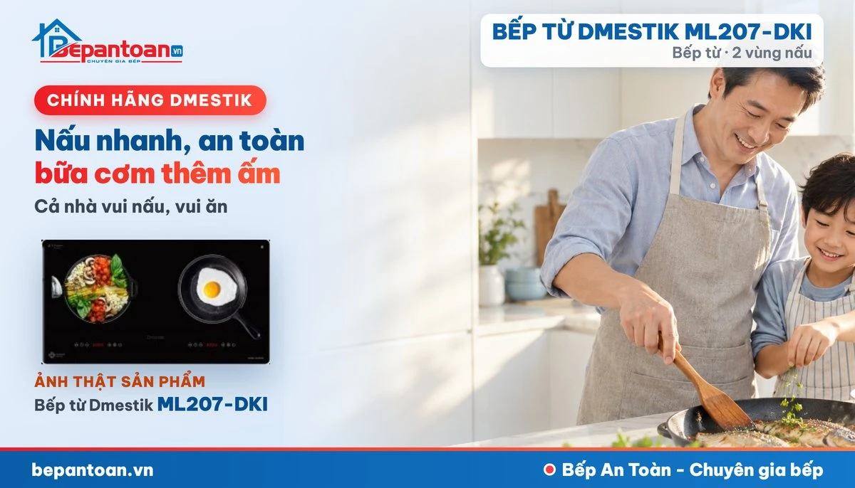 Bếp từ D'mestik ML207-DKI - gia đình