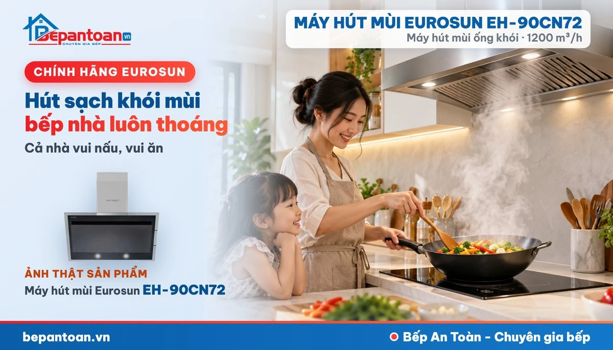 Máy hút mùi Eurosun EH-90CN72 - gia đình