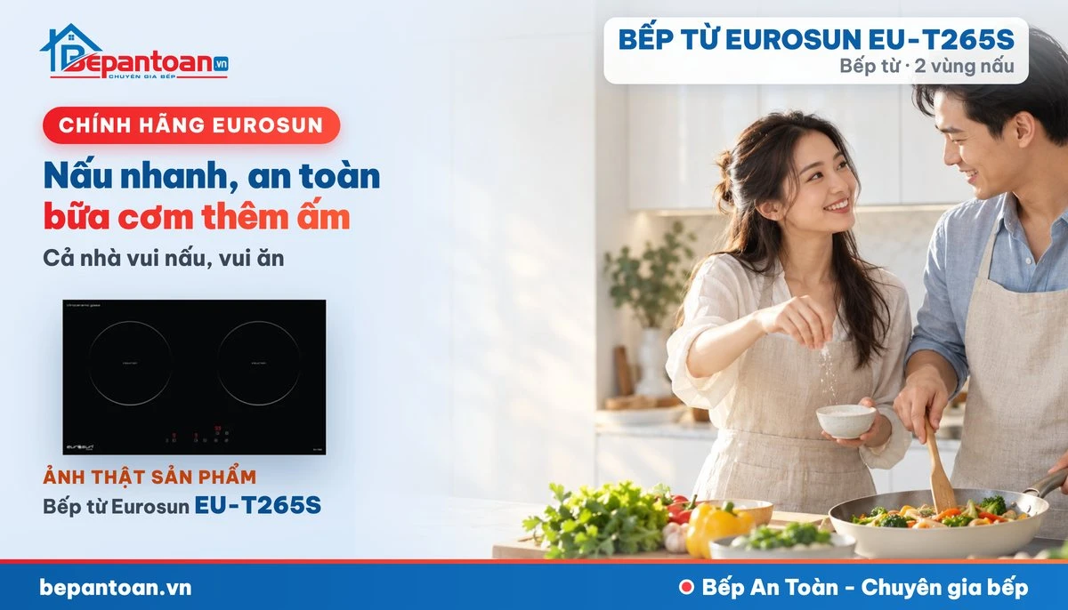 Bếp từ Eurosun EU-T265S - gia đình