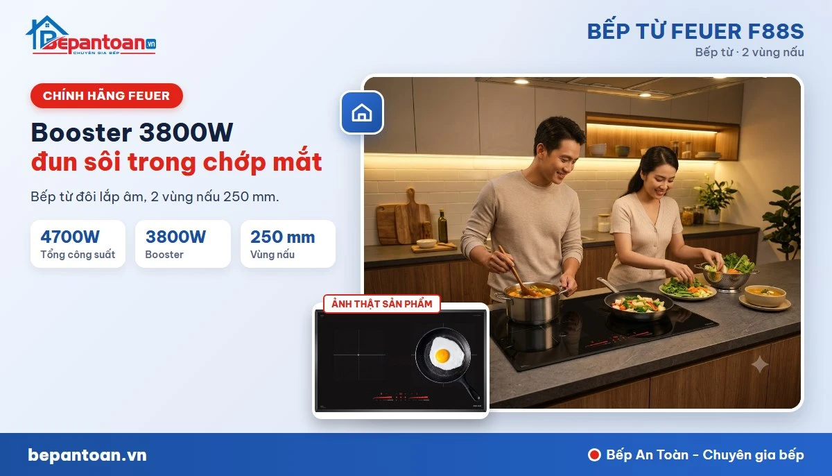 Bếp từ Feuer F88S - gia đình