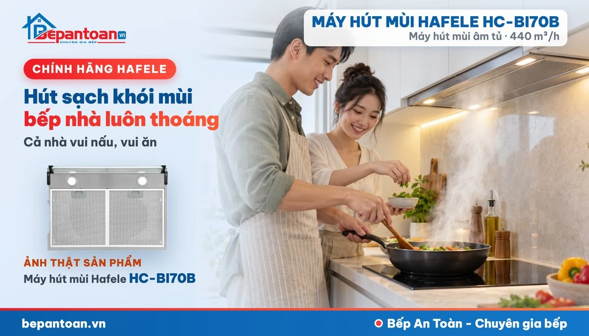 Máy hút mùi âm tủ Hafele HC-BI70B - gia đình