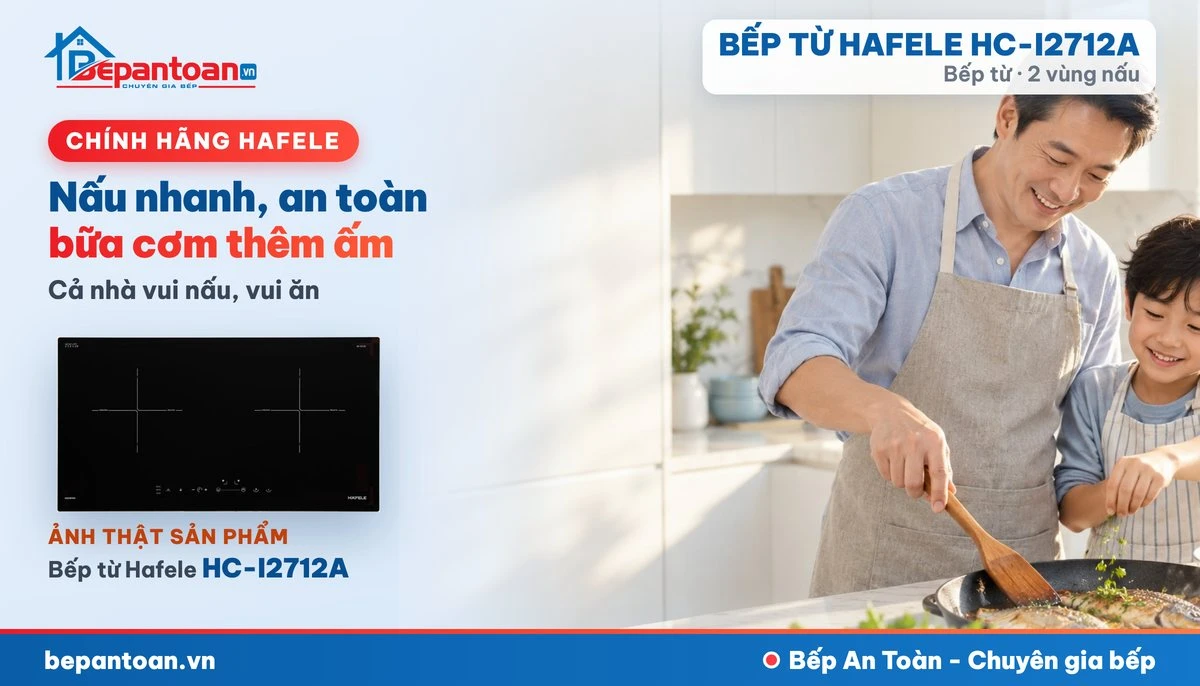 Bếp từ Hafele HC-I2712A - gia đình