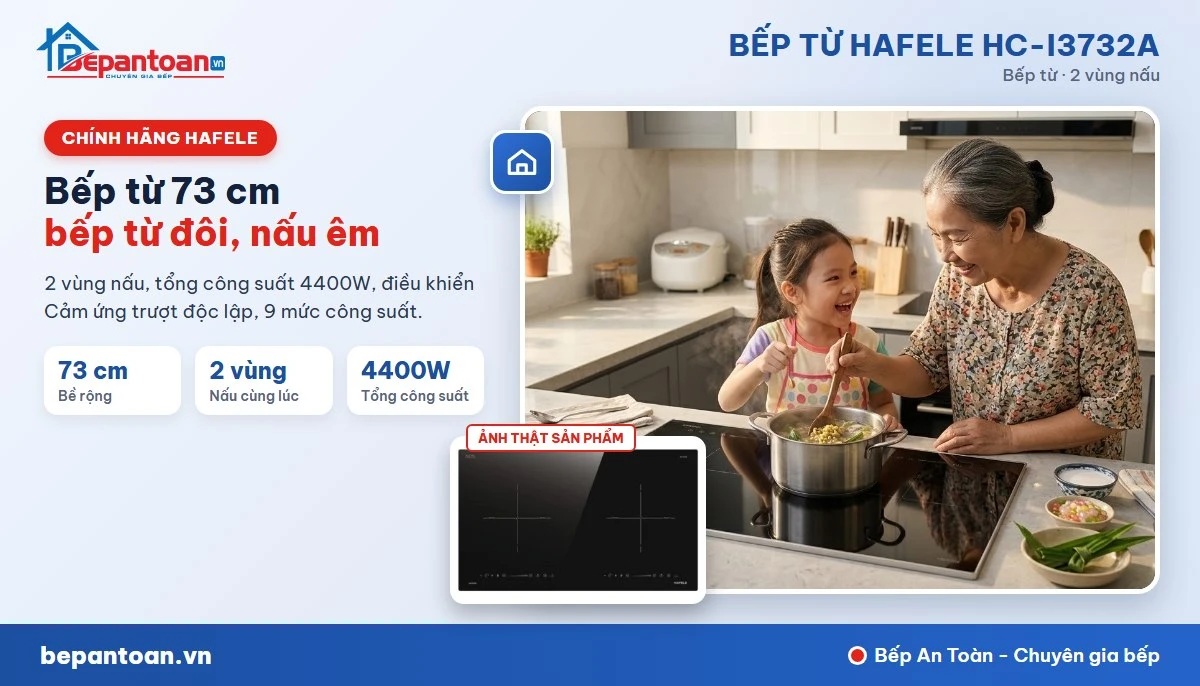 Bếp từ Hafele HC-I3732A - gia đình