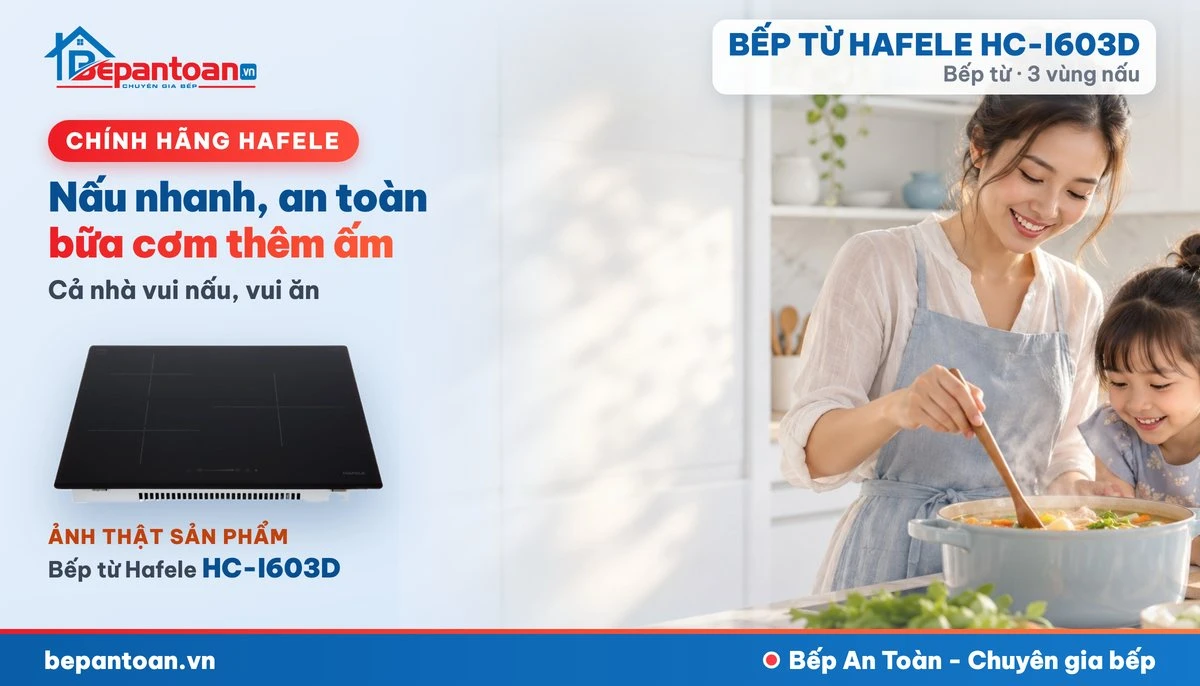 Bếp từ Hafele HC-I603D - gia đình
