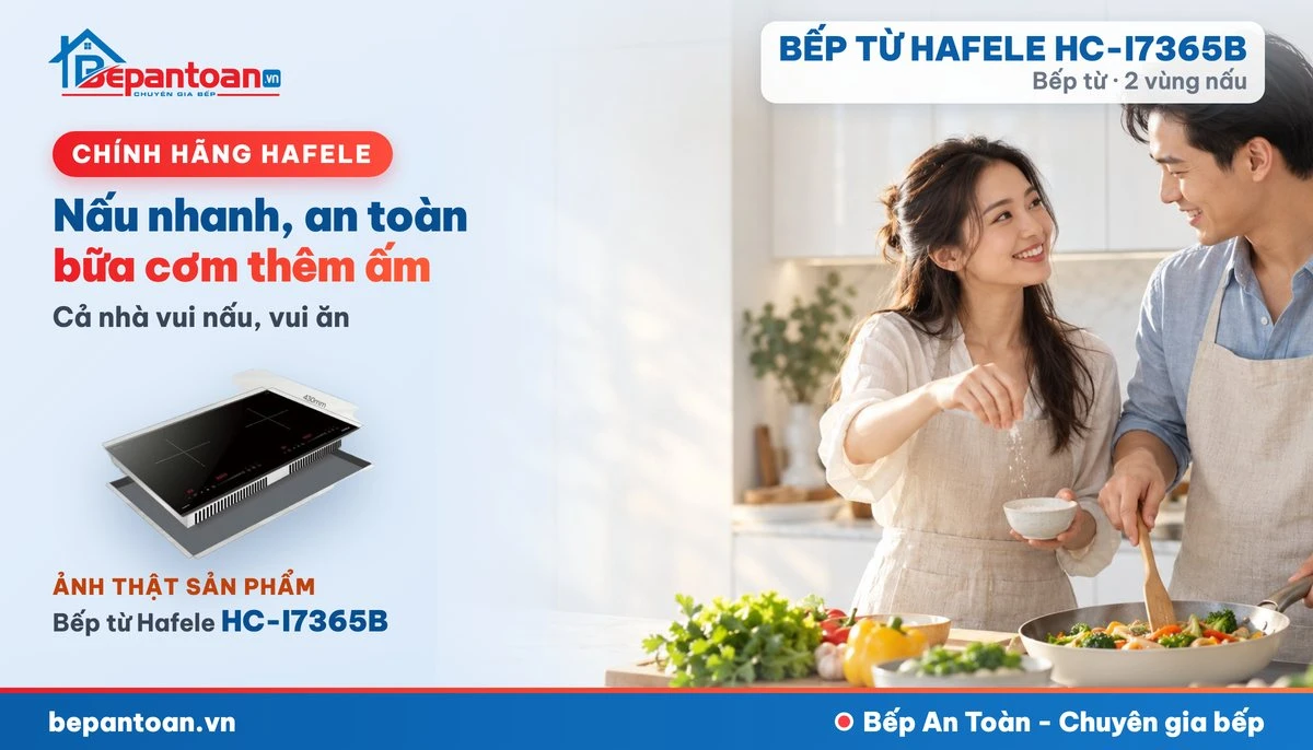 Bếp từ Hafele HC-I7365B - gia đình