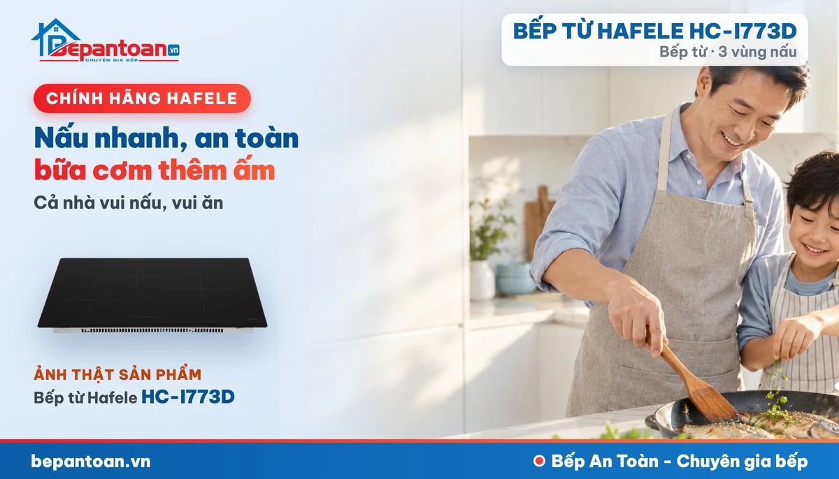 Bếp từ Hafele HC-I773D - gia đình