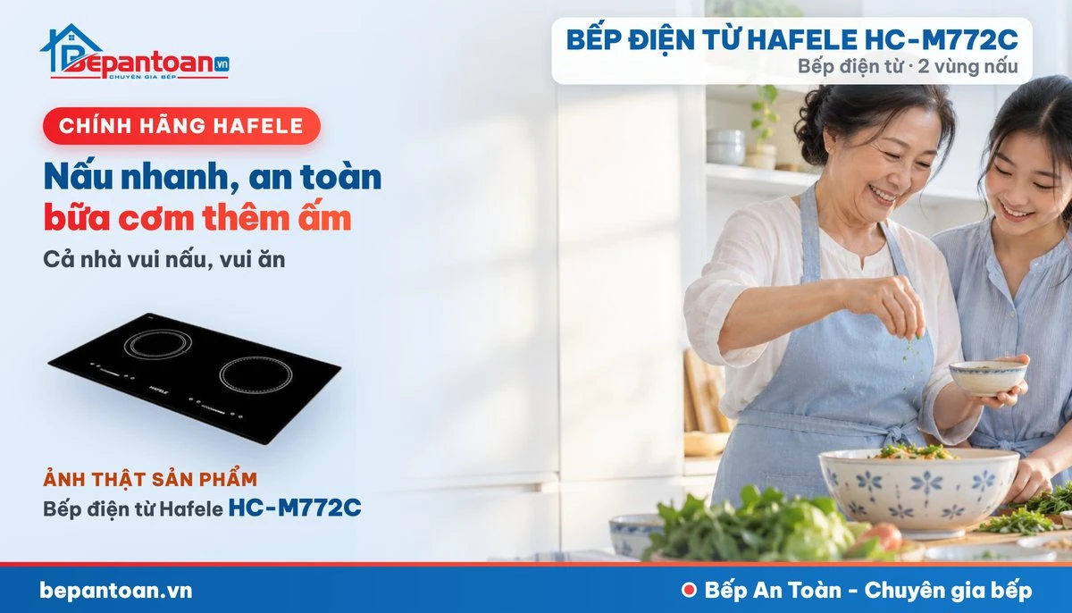 Bếp điện từ Hafele HC-M772C - gia đình