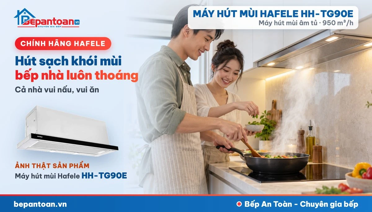 Máy hút mùi âm tủ Hafele HH-TG90E - gia đình