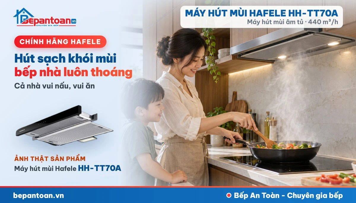 Máy hút mùi âm tủ Hafele HH-TT70A - gia đình