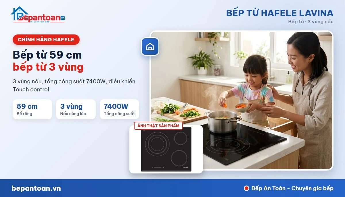 Bếp từ Hafele Lavina - gia đình