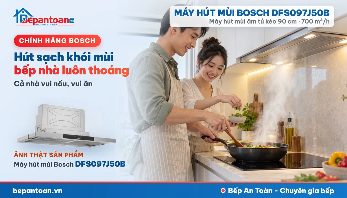 Máy hút mùi Bosch DFS097J50B - gia đình