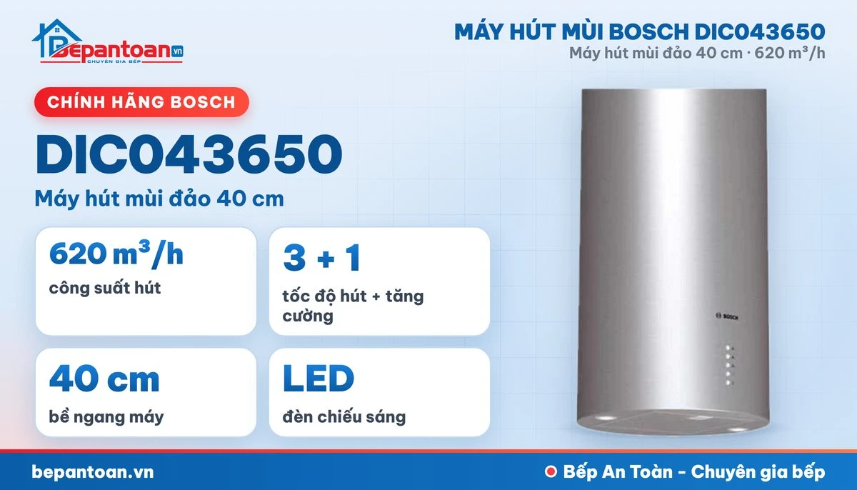 Máy hút mùi Bosch DIC043650 - tổng quan