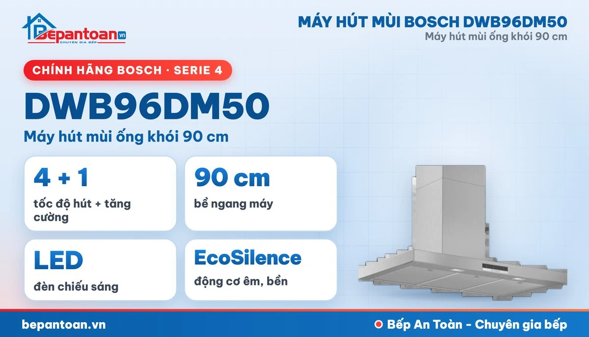 Máy hút mùi Bosch DWB96DM50 - tổng quan