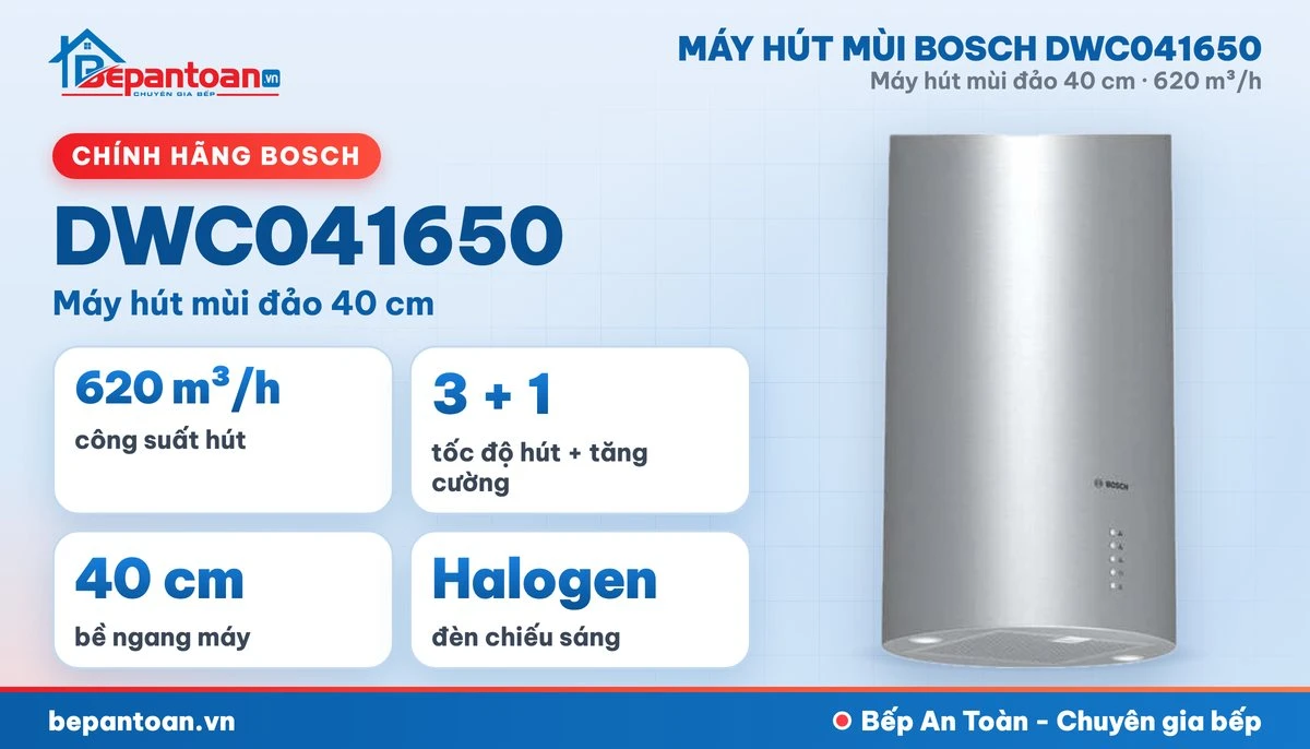 Máy hút mùi Bosch DWC041650 - tổng quan