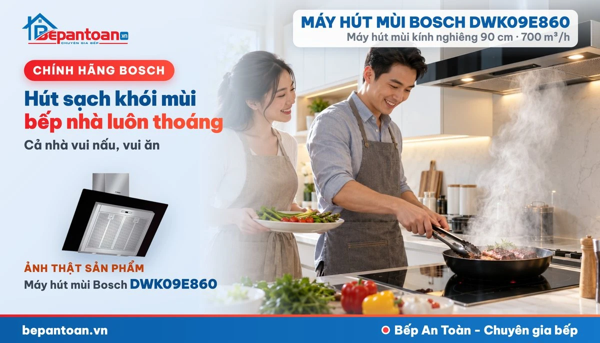 Máy hút mùi Bosch DWK09E860 - gia đình