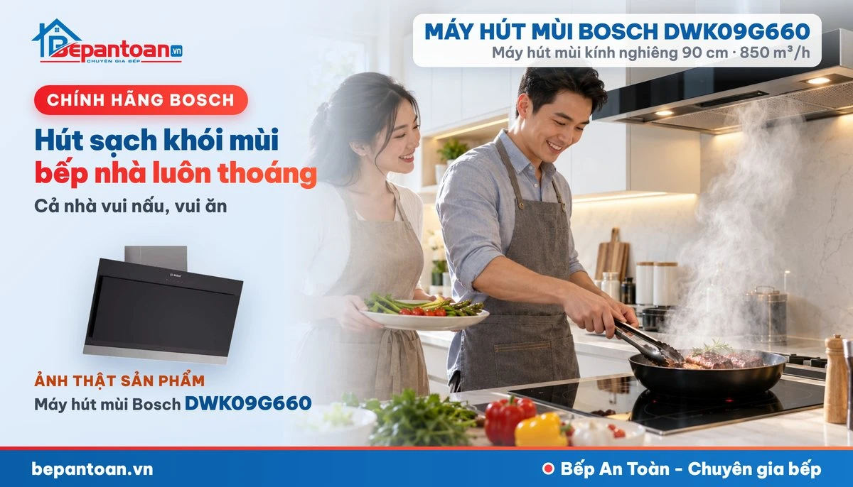 Máy hút mùi Bosch DWK09G660 - gia đình